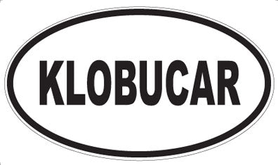 KLOBUCAR - Oval Magnet