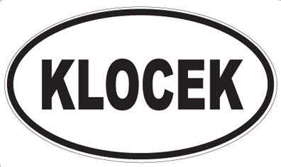 KLOCEK - Oval Magnet