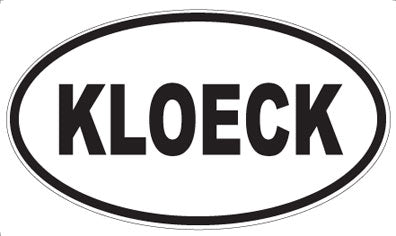 KLOECK - Oval Magnet