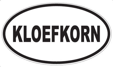 KLOEFKORN - Oval Magnet