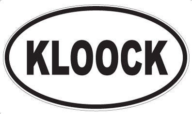 KLOOCK - Oval Magnet