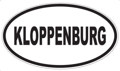 KLOPPENBURG - Oval Magnet