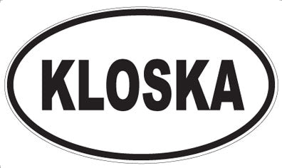 KLOSKA - Oval Magnet