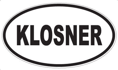KLOSNER - Oval Magnet
