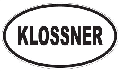 KLOSSNER - Oval Magnet