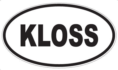 KLOSS - Oval Magnet