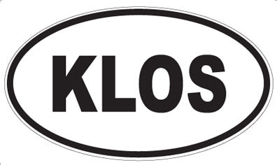 KLOS - Oval Magnet