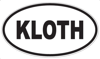 KLOTH - Oval Magnet