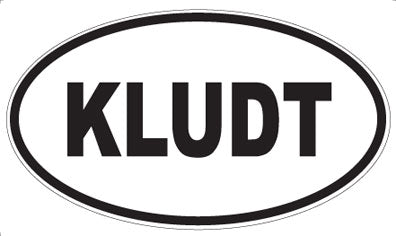 KLUDT - Oval Magnet
