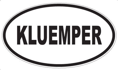 KLUEMPER - Oval Magnet