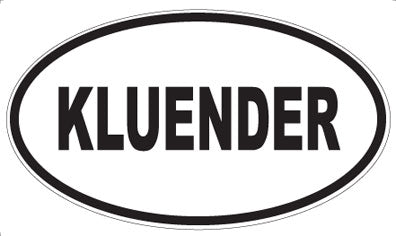 KLUENDER - Oval Magnet