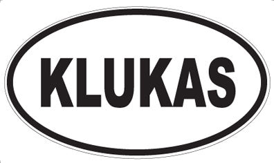 KLUKAS - Oval Magnet