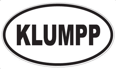 KLUMPP - Oval Magnet