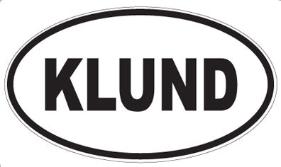 KLUND - Oval Magnet