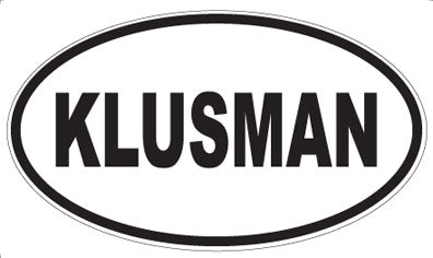 KLUSMAN - Oval Magnet