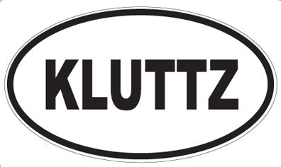KLUTTZ - Oval Magnet