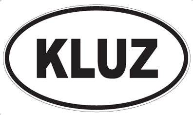 KLUZ - Oval Magnet