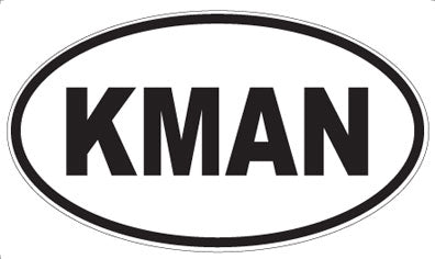 KMAN - Oval Magnet