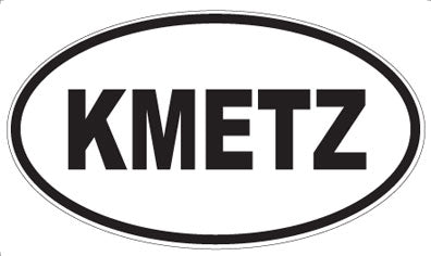 KMETZ - Oval Magnet
