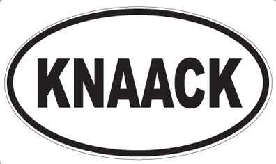 KNAACK - Oval Magnet