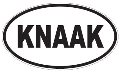 KNAAK - Oval Magnet