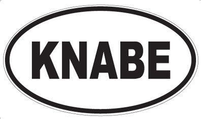 KNABE - Oval Magnet