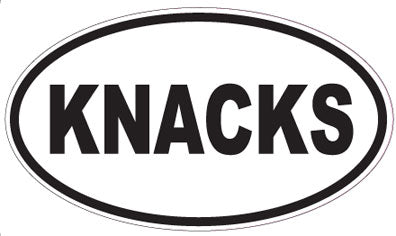 KNACKS - Oval Sticker