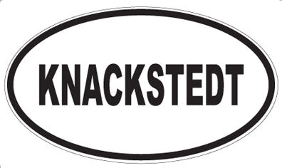 KNACKSTEDT - Oval Magnet