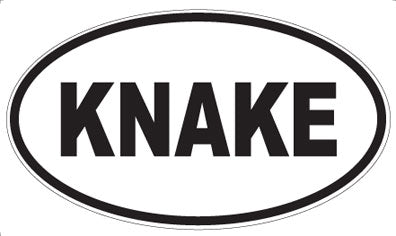 KNAKE - Oval Magnet