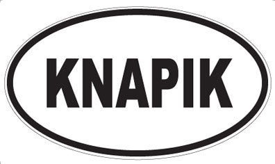 KNAPIK - Oval Magnet