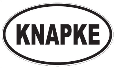 KNAPKE - Oval Magnet
