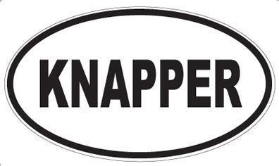 KNAPPER - Oval Magnet