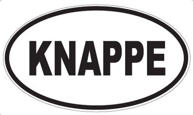 KNAPPE - Oval Magnet