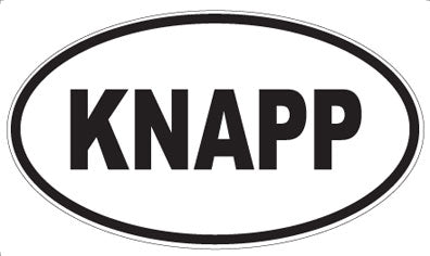 KNAPP - Oval Magnet