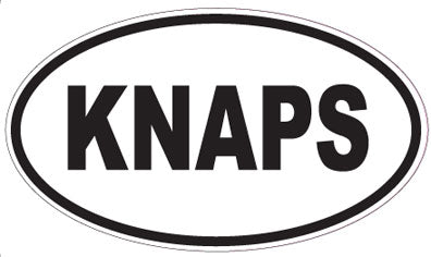 KNAPS - Oval Magnet
