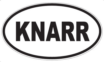 KNARR - Oval Magnet
