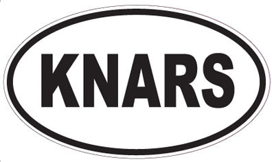 KNARS - Oval Sticker