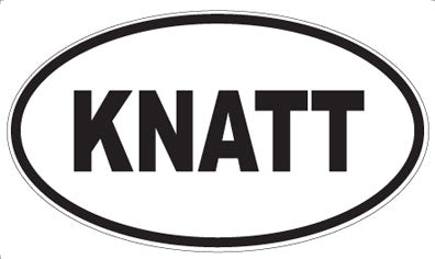KNATT - Oval Magnet