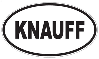 KNAUFF - Oval Magnet