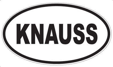 KNAUSS - Oval Magnet