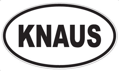 KNAUS - Oval Magnet