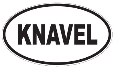 KNAVEL - Oval Magnet