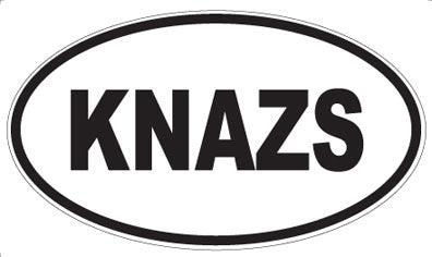 KNAZS - Oval Magnet