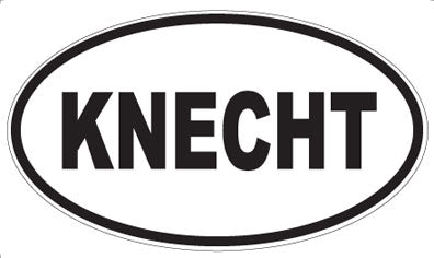 KNECHT - Oval Magnet