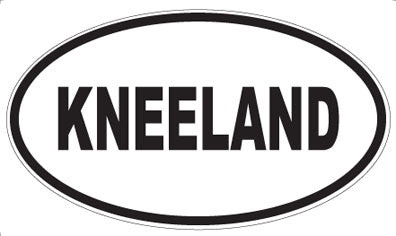 KNEELAND - Oval Magnet
