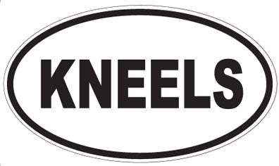 KNEELS - Oval Sticker