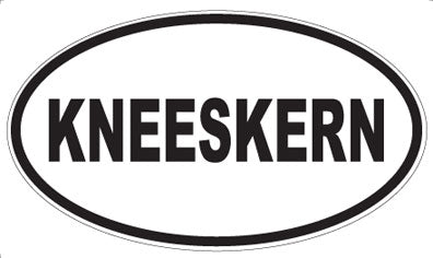 KNEESKERN - Oval Magnet