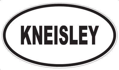 KNEISLEY - Oval Magnet