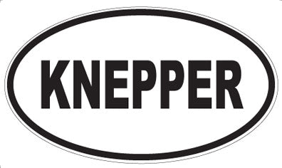 KNEPPER - Oval Magnet