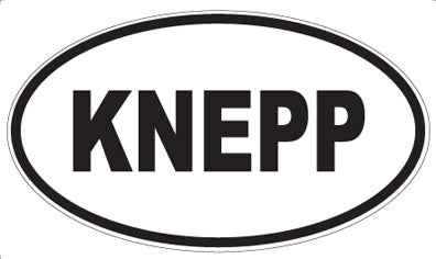 KNEPP - Oval Magnet